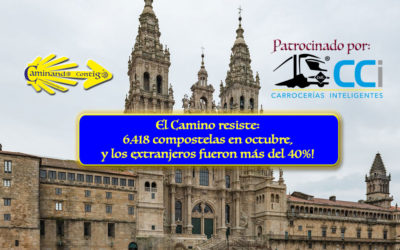 El Camino resiste: 6.418 compostelas en octubre, y los extranjeros fueron más del 40%!