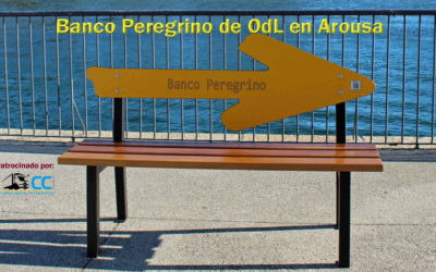 Banco Peregrino de OdL en Arousa (El Correo Gallego)