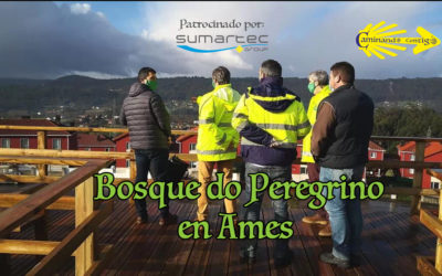 El Camiño de Fisterra estrena el Bosque do Peregrino en Ames