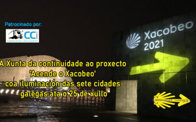 A Xunta da continuidade ao proxecto ‘Acende o Xacobeo’ coa iluminación das sete cidades galegas ata o 25 de xullo