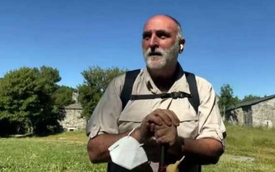 El chef José Andrés hace el Camino de Santiago por tercera vez