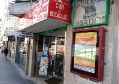 O Rei do bocadillo en Santiago de Compostela