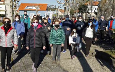 La primera gran peregrinación por el Camiño A Orixe