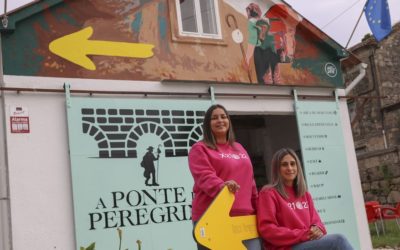 Dos amigas convierten un viejo almacén en un área para peregrinos