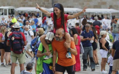 A punto de batir el récord de peregrinos en un año Xacobeo